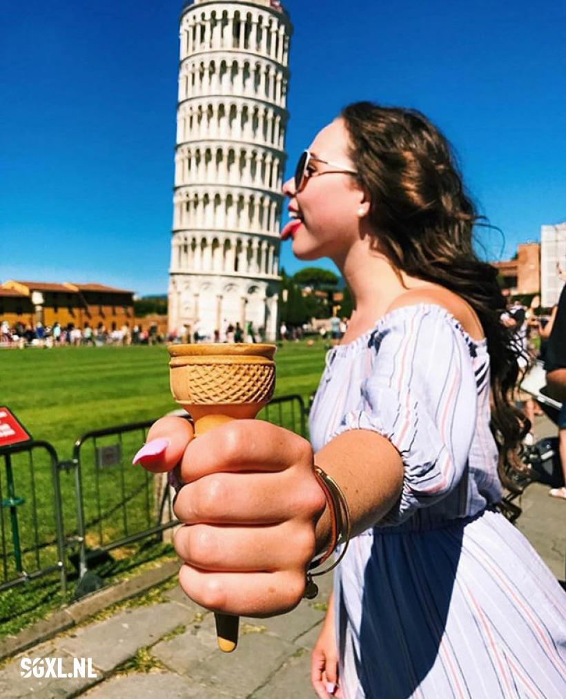 Beste Poseren bij de Toren van Pisa saai? Dan heb je deze creatieve MT-26